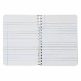 Cuaderno espiral liderpapel din a5 smart tapa blanda 80h 75gr rayado montessori 3,5mm colores surtidos - BC50