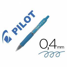 Boligrafo pilot g-2 pixie azul claro tinta gel retractil sujecion de caucho - NG2PAC