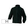 Chaqueta deltaplus polar con cremallera 2 bolsillos color negro talla m