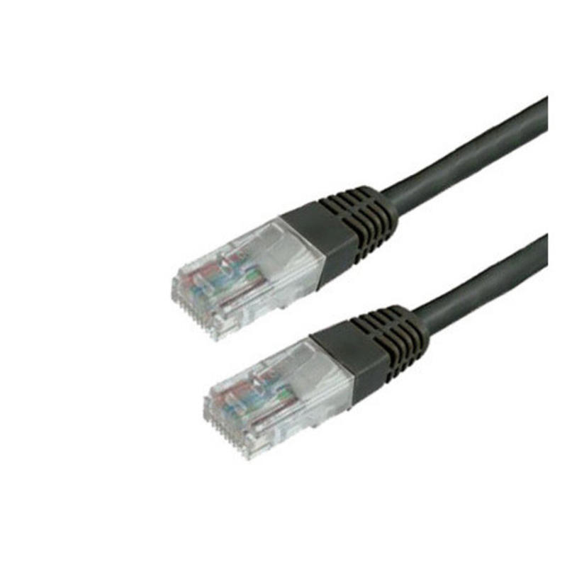 Cable de red mediarange longitud 3 mt color negro conector rj45