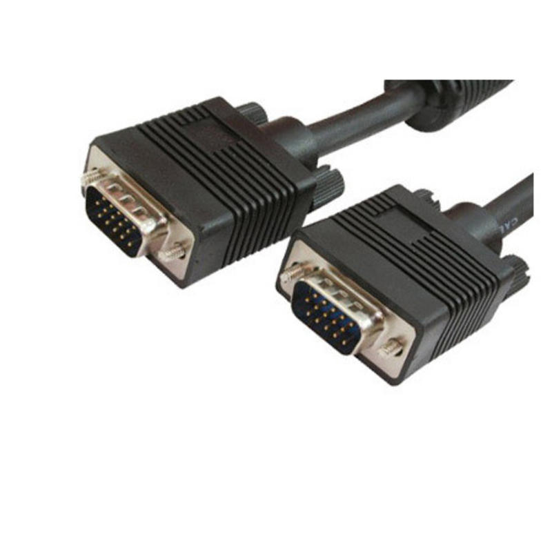 Cable svga mediarange de monitor longitud 1,8 mt de alta calidad color negro
