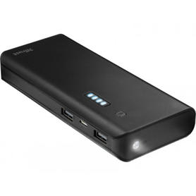 Bateria auxiliar trust urban primo para tablets y moviles 10000 mah color negro