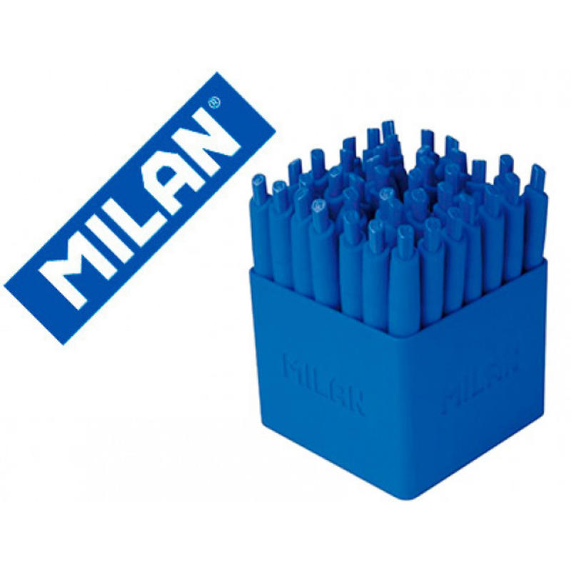 Bolígrafo MILAN P1 Azul 1 Mm 25 Unidades