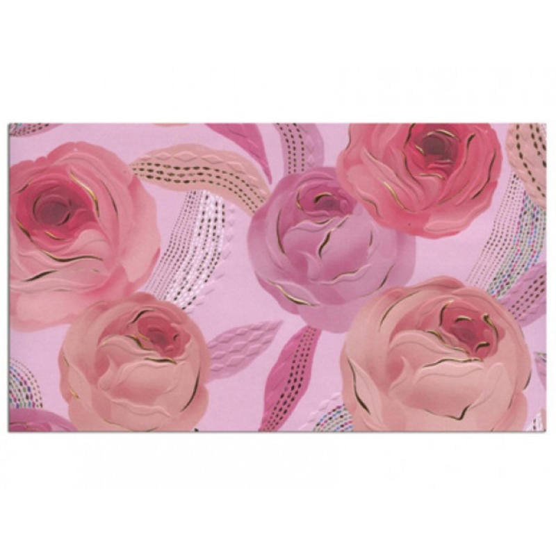 Papel regalo arguval turnowsky con relieve y holografia 50x70 cm papel 300 gr rose