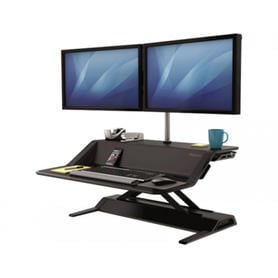 Soporte fellowes para monitor sit stand lotus ajustable en altura negro 81x61x57 cm