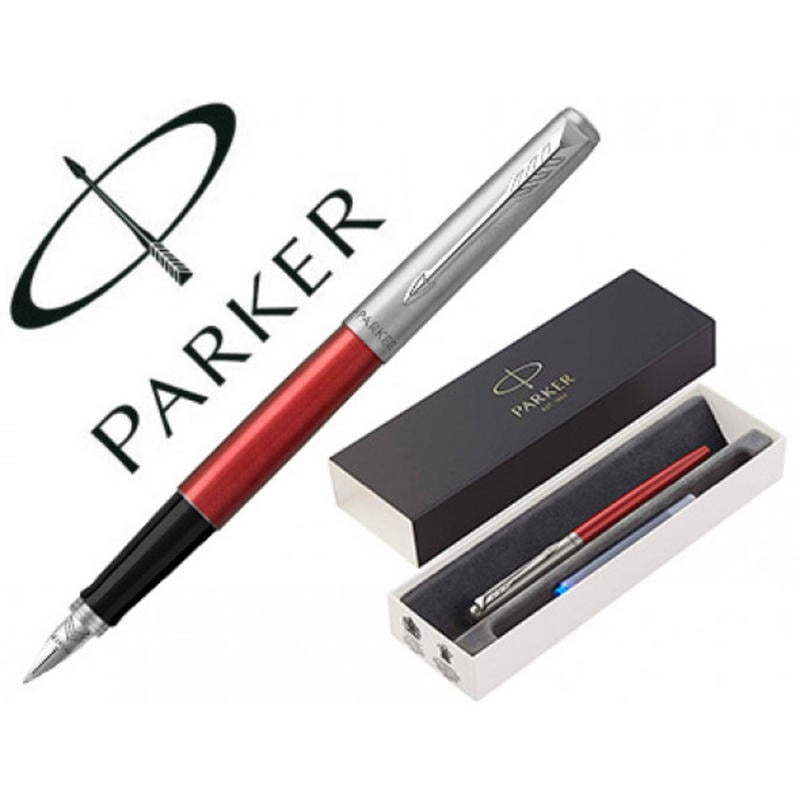 Pluma parker jotter kesington rojo ct en estuche de regalo