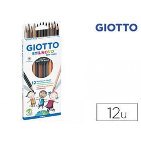 Lapices de colores giotto stilnovo skin tones caja de 12 colores