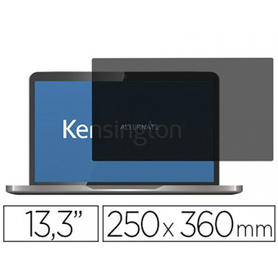 Filtro para pantalla kensington privacidad 13,3" extraible 2 vias panoramico 16:10 250x360 mm