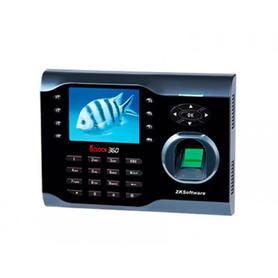 Controlador de presencia zkteco iclock360 con codigo pin tarjeta rfid o huella hasta 50 usuarios