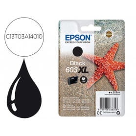 Ink-jet epson 603xl xp-2100 / 2105 / 3100 / 4100 / wf-2810 / 2830 / 2835 / 2850 negro 500 paginas