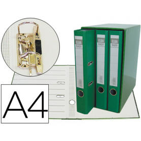 Modulo elba 3 archivadores de palanca din a4 2 anillas verde lomo de 50 mm