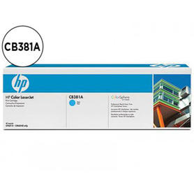 Toner hp cb381a color laserjet cp6015/cm6030/cm6040 cian with colorsphere -21.000pag- 381a