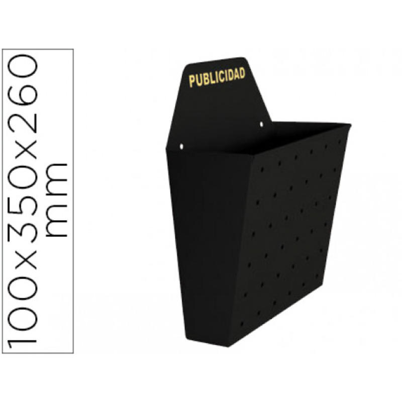 Buzón Loudon con poste incluido, buzón de metal negro con sistema completo  de poste de vinilo blanco, placa de dirección en blanco incluida, números