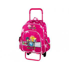 Cartera escolar copywrite mochila con trolley desmontable power puff girls 42x27x13 cms