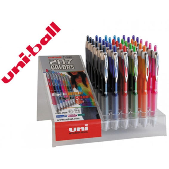 Boligrafo uni-ball fancy umn 207 0,7mm tinta gel -colores surtidos