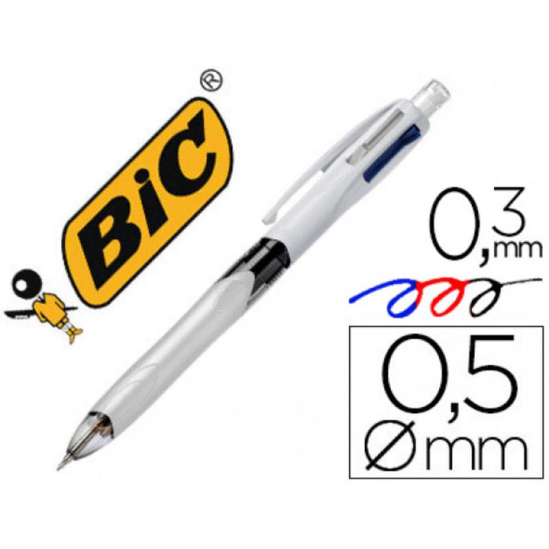 Bolígrafo Multifunción 0,3 mm marca Bic 4 en 1 (62791)