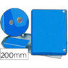 Carpeta Proyectos Pardo folio con 200 mm de lomo de cartón de color azul