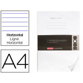 Recambio herlitz note book flex a4 40 hojas horizontal