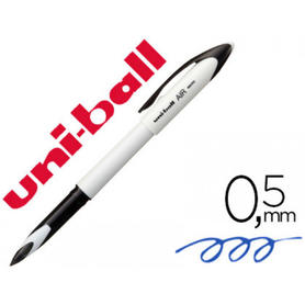 Boligrafo uni-ball roller air micro uba-188el-m 0,5 mm blanco tinta azul