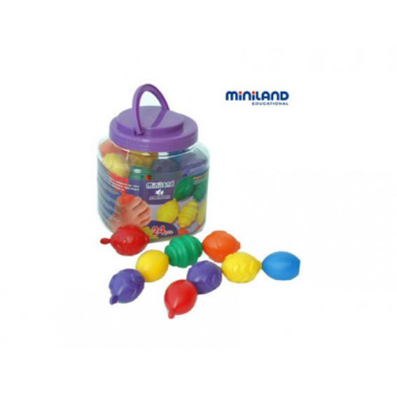 Juego miniland maxichain 4 cuentas colores surtidos