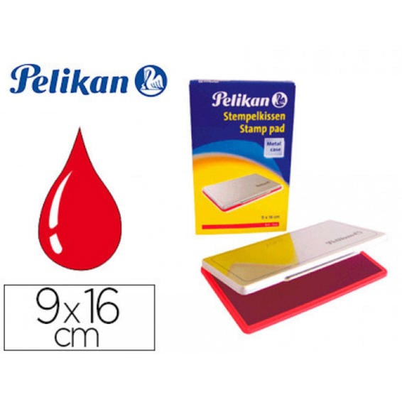 Tampon pelikan n 1 rojo 90x160 mm