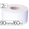 Papel higienico mini jumbo 2 capas 160 mt para dispensador t2