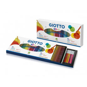 Set giotto 50 lapices de colores surtidos stilnovo + 40 rotuladores turbo color colores surtidos