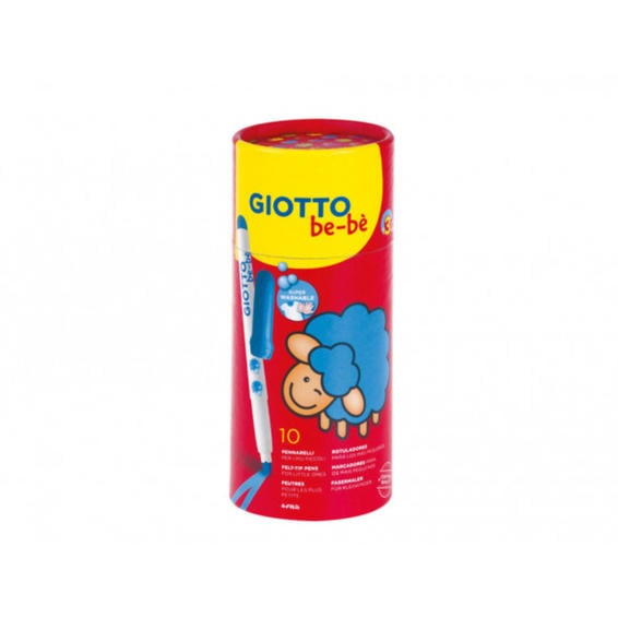 Rotulador giotto bebe super bote de 10 unidades colores surtidos