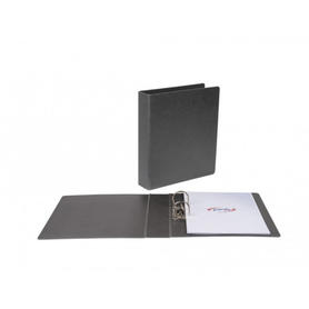 Carpeta 2 anillas 40 mm pardo eco compact carton color negro