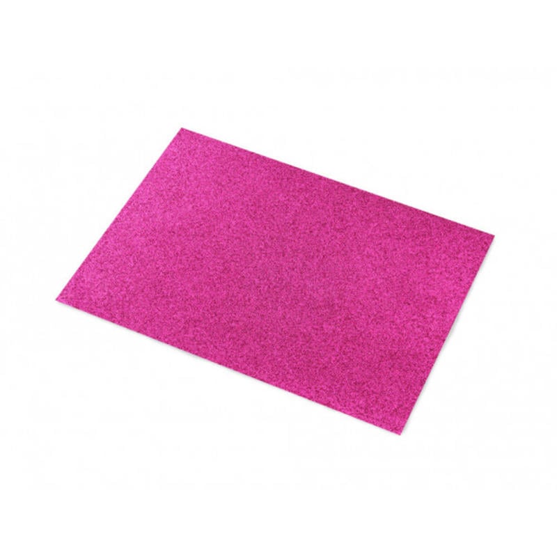 Cartulina sadipal 50x65 cm 330 gr purpurina fucsia pack de 5 unidades