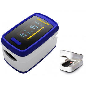 Pulsioximetro para medicion oxigeno arterial y frecuencia cardiaca oled color 2 pilas aaa medidas 58 x 35 x 32 mm