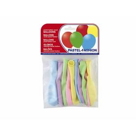 Globos metalizados pastel bolsa 10 unidades colores surtidos