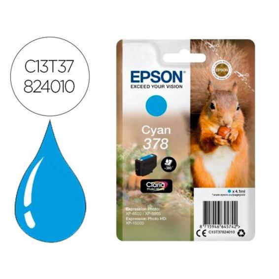 Ink-jet epson 378 expression home xp-8605 / 8606 / xp-15000 / xp-8500 / 8505 cian 360 pag