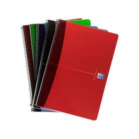 Cuaderno espiral oxford essentials tapa blanda folio 80 hojas 90 g cuadricula 4 mm colores surtidos