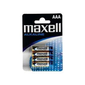 Pila maxell alcalina 1.5 v tipo aaa lr03 blister de 4 unidades