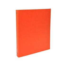 Carpeta de 4 anillas 30mm redondas exacompta din a4 carton forrado naranja