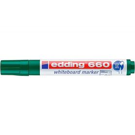 Rotulador edding para pizarra blanca 660 color verde punta redonda 1,5-3 mm