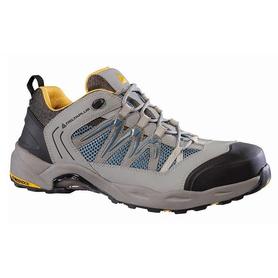 Zapatos de seguridad deltaplus trek de piel serraje puntera y suela composite gris talla 44