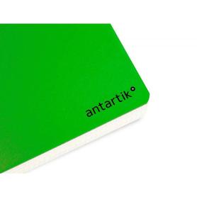 Cuaderno espiral liderpapel a4 antartik tapa dura 80h 100 g cuadro 5mm con margen color verde fluor