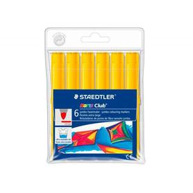 Rotulador staedtler color jumbo trazo 3 mm unicolor amarillo