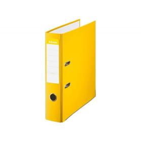 Archivador de palanca esselte carton forrado pvc folio lomo de 75 mm con rado amarillo