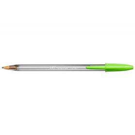 Boligrafo bic cristal fun verde lima punta 1,6 mm