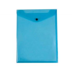 Carpeta liderpapel dossier broche polipropileno din a4 formato vertical azul transparente 50 hojas