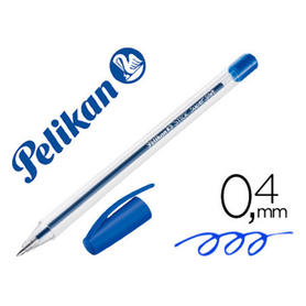 Boligrafo pelikan stick super soft azul