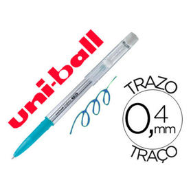 Boligrafo uni-ball roller tsi uf-220 borrable 0,7 mm tinta gel azul claro