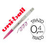 Boligrafo uni-ball roller tsi uf-220 borrable 0,7 mm tinta gel rosa