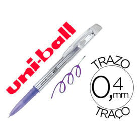 Boligrafo uni-ball roller tsi uf-220 borrable 0,7 mm tinta gel violeta