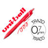 Boligrafo uni-ball roller jetstream sxn157c retractil 0,7 mm color rojo