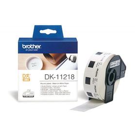 Etiqueta brother dk11218 para impresoras ql-circulares 24 mm -1000 etiquetas-