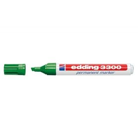 Rotulador edding marcador 3300 n.4 verde - punta biselada